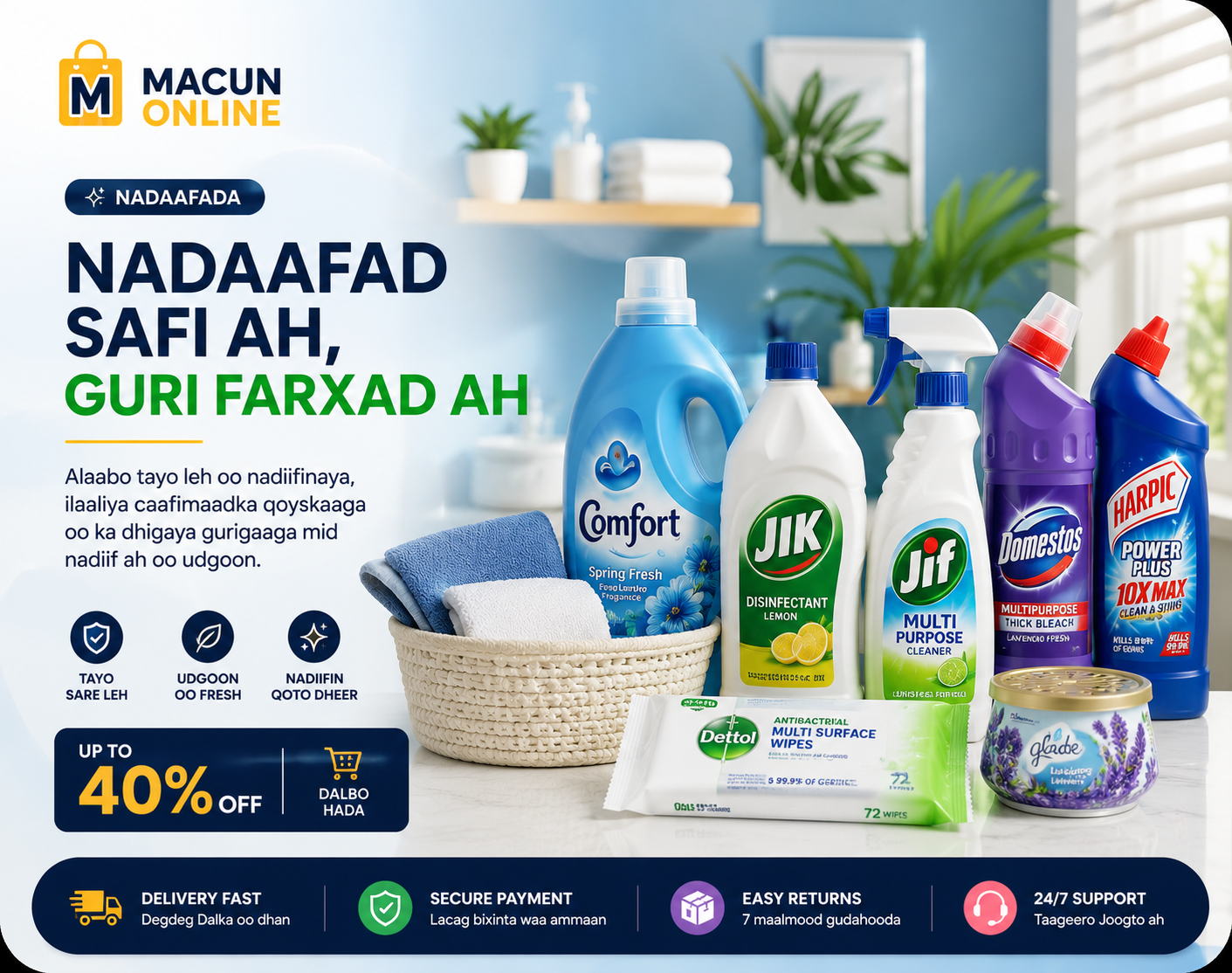 Guri Nadiif ah, Nolol Farxad Leh