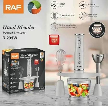 RAF Hand Blender 4 in 1 (600W)