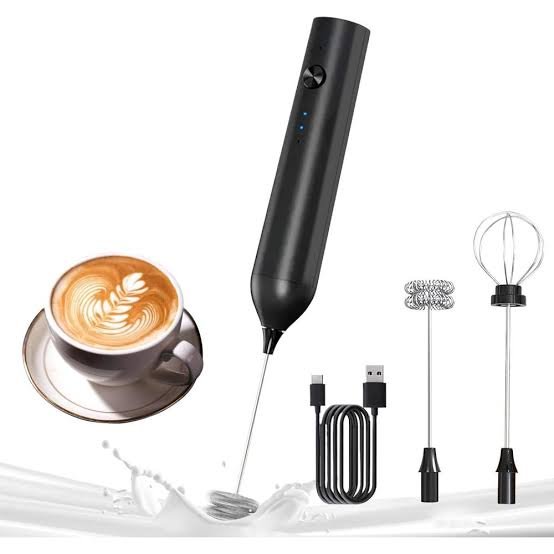 Handheld Electric Milk Frother & Coffee Foam Mixer