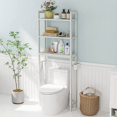 3-Tier Over-The-Toilet Storage Organizer Rack