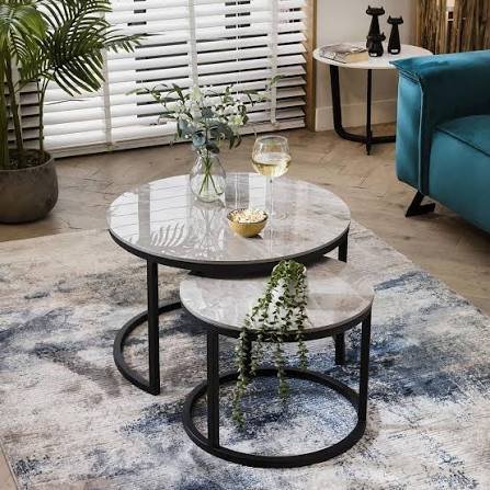 Nesting Marble Coffee Table