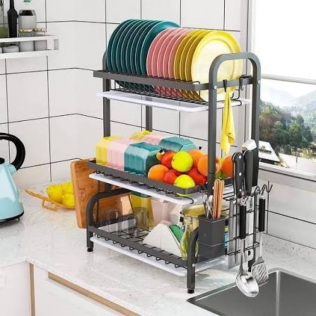 3-Tier Kitchen Dish Drying Rack
