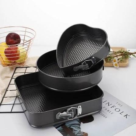 3-Piece Non-Stick Round Cake Mold Set