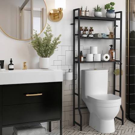 3-Tier Over-The-Toilet Storage Organizer Rack