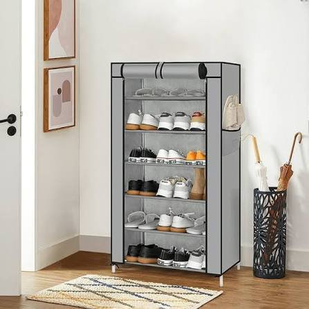 Portable 7-Tier Fabric Shoe Rack Organizer(kabo saare)