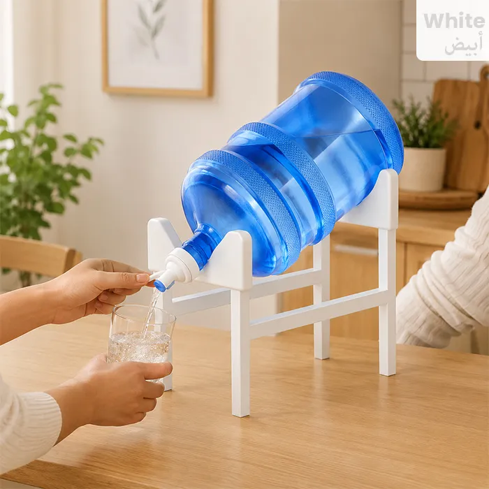 Heavy Duty Bucket Storage Rack with Dispenser Faucet