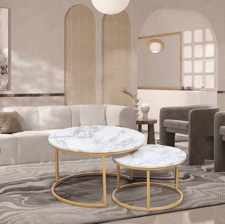 Nesting Marble Coffee Table